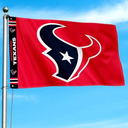 WinCraft Houston Texans Printed Header 3x5 Foot Banner Flag - Sports Collectibles, Sports Memorabilia, Sports Fan Shop, Sports Gifts