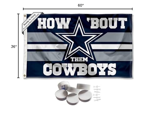 Dallas Cowboys How About Them Cowboys Banner and Tapestry Wall Tack Pads - Sports Collectibles, Sports Memorabilia, Sports Fan Shop, Sports Gifts
