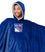 Pegasus Sports NHL New York Rangers Team Color Bloncho w/Logo Patch & Sherpa - Sports Gifts, Sports Memorabilia, Sports Collectibles, Fan Shop