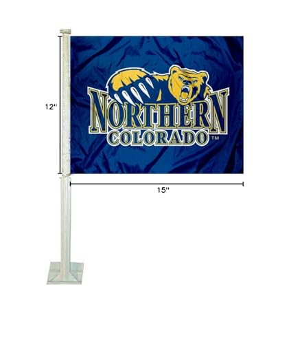 College Flags & Banners Co. UNC Bears Car and Auto Flag - Sports Collectibles, Sports Memorabilia, Sports Fan Shop, Sports Gifts