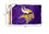 WinCraft Minnesota Vikings 2x3 Feet Flag - Sports Collectibles, Sports Memorabilia, Sports Fan Shop, Sports Gifts