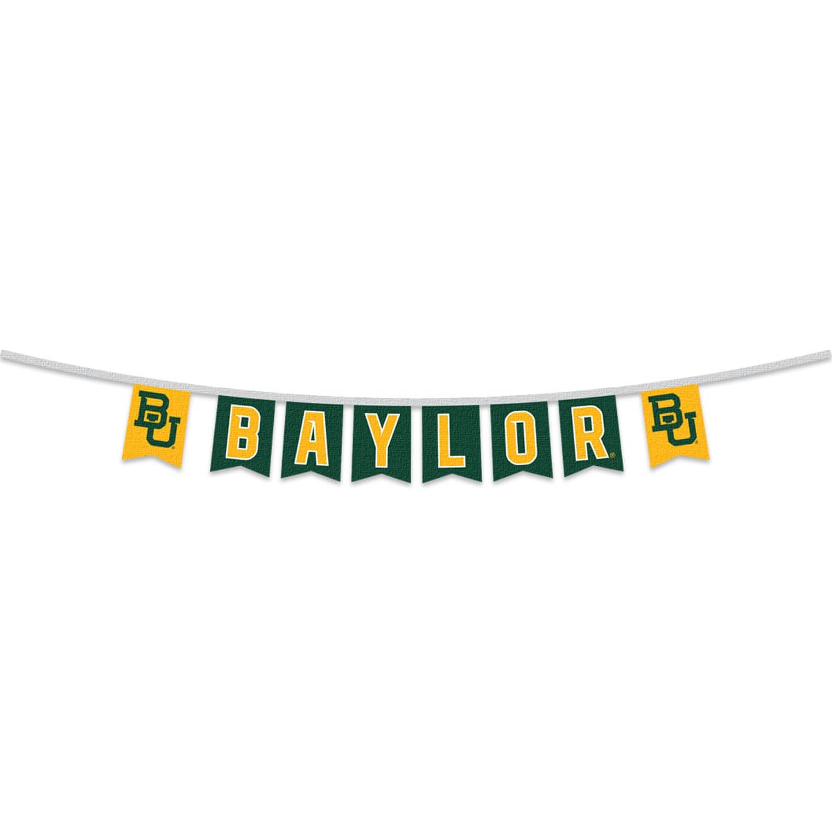Baylor Bears Banner String Pennant Flags - Sports Collectibles, Sports Memorabilia, Sports Fan Shop, Sports Gifts