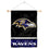 Baltimore Ravens Banner Window Wall Hanging Flag with Suction Cup - Sports Collectibles, Sports Memorabilia, Sports Fan Shop, Sports Gifts