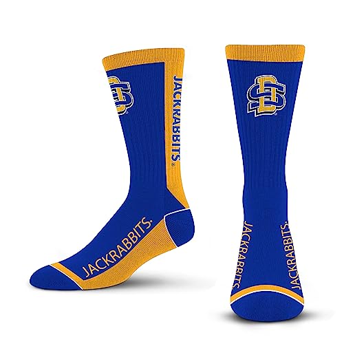 For Bare Feet NCAA SOUTH DAKOTA STATE JACKRABBITS MVP Crew Sock Team Color Large - Sports Gifts, Sports Memorabilia, Sports Collectibles, Fan Shop