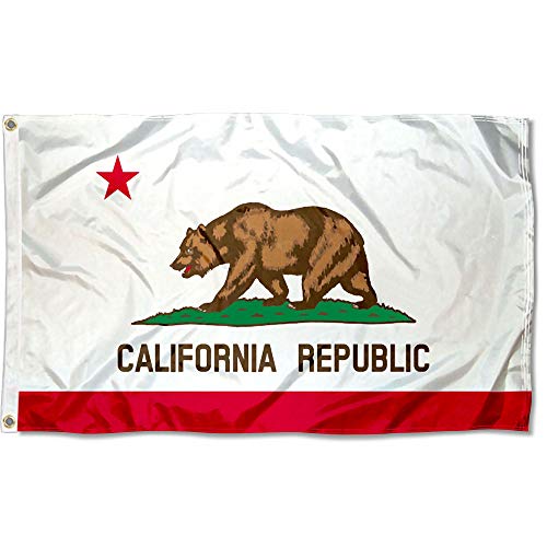 Sports Flags Pennants Company State of California Flag 3x5 Foot Banner - Sports Collectibles, Sports Memorabilia, Sports Fan Shop, Sports Gifts