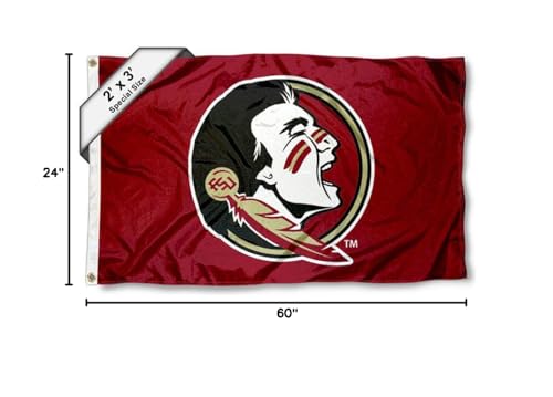 College Flags & Banners Co. Florida State Seminoles 2x3 Foot Flag - Sports Collectibles, Sports Memorabilia, Sports Fan Shop, Sports Gifts