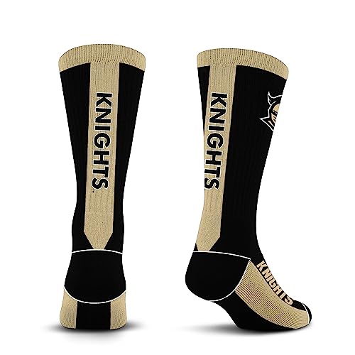 For Bare Feet NCAA CENTRAL FLORIDA KNIGHTS MVP Crew Sock Team Color Large - Sports Gifts, Sports Memorabilia, Sports Collectibles, Fan Shop