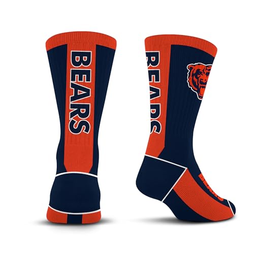For Bare Feet NFL CHICAGO BEARS MVP Crew Sock Team Color Youth - Sports Gifts, Sports Memorabilia, Sports Collectibles, Fan Shop