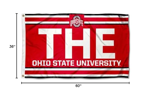 College Flags & Banners Co. The Ohio State University Banner and USA Flag 3x5 Set - Sports Collectibles, Sports Memorabilia, Sports Fan Shop, Sports Gifts