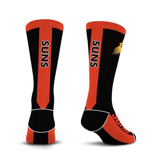 For Bare Feet NBA PHOENIX SUNS MVP Crew Sock Team Color Large - Sports Gifts, Sports Memorabilia, Sports Collectibles, Fan Shop