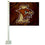 College Flags & Banners Co. Lehigh Mountain Hawks Car Flag - Sports Collectibles, Sports Memorabilia, Sports Fan Shop, Sports Gifts
