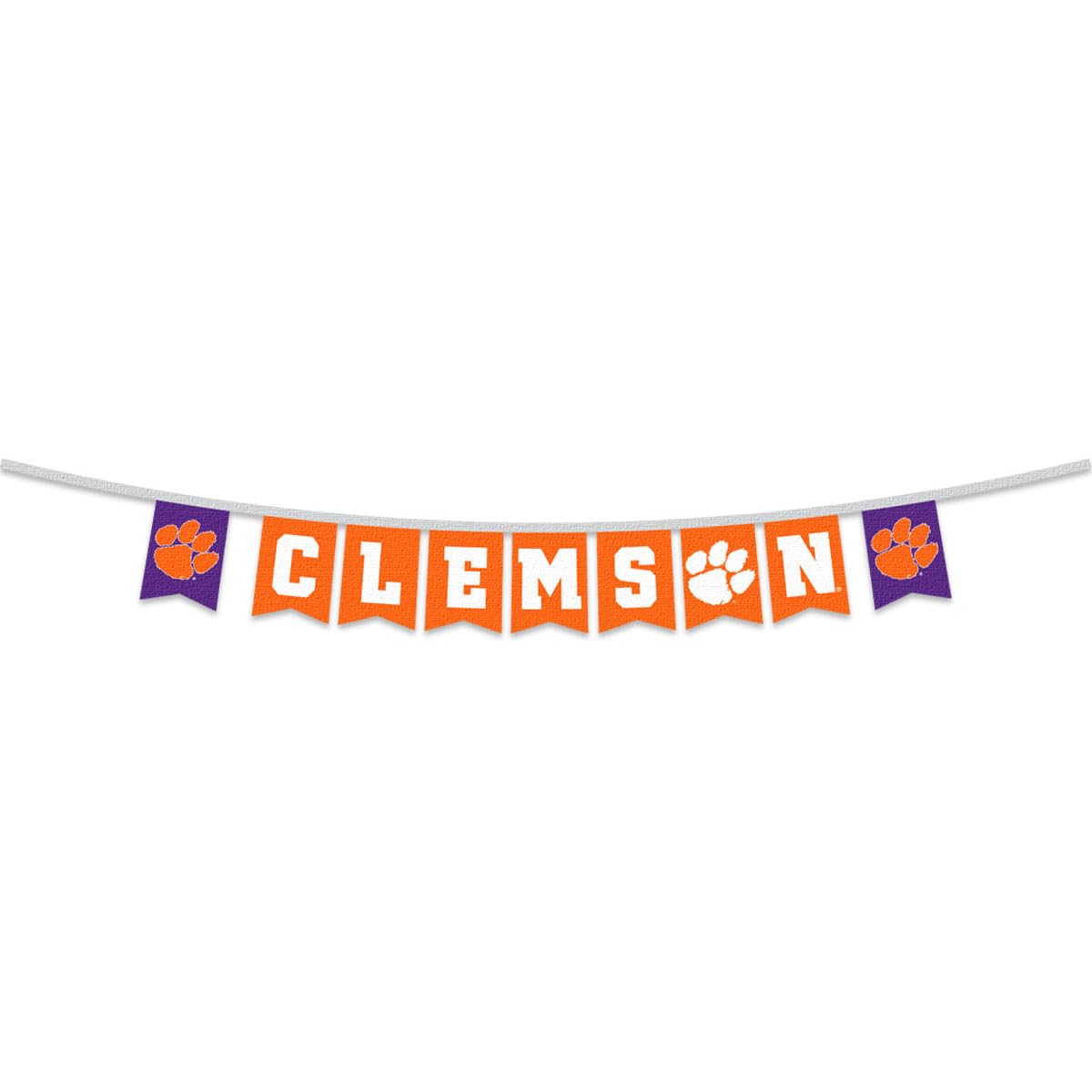 Clemson Tigers Banner String Pennant Flags - Sports Collectibles, Sports Memorabilia, Sports Fan Shop, Sports Gifts