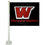 College Flags & Banners Co. Montana Western Bulldogs Car Flag - Sports Collectibles, Sports Memorabilia, Sports Fan Shop, Sports Gifts
