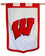 Wisconsin Badgers Banner Flag - Sports Collectibles, Sports Memorabilia, Sports Fan Shop, Sports Gifts