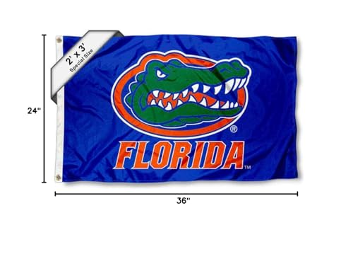 College Flags & Banners Co. Florida Gators 2x3 Foot Flag - Sports Collectibles, Sports Memorabilia, Sports Fan Shop, Sports Gifts