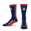 For Bare Feet NCAA UCONN HUSKIES MVP Crew Sock Team Color Large