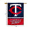WinCraft Minnesota Twins Double Sided House Flag - Sports Collectibles, Sports Memorabilia, Sports Fan Shop, Sports Gifts