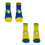 For Bare Feet NFL LOS ANGELES RAMS Front and Center 2 Pack Team Colors Large - Sports Gifts, Sports Memorabilia, Sports Collectibles, Fan Shop