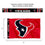 WinCraft Houston Texans Printed Header 3x5 Foot Banner Flag - Sports Collectibles, Sports Memorabilia, Sports Fan Shop, Sports Gifts