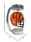 Pegasus Sports NFL Cincinnati Bengals Mini Hover Helmet - Sports Gifts, Sports Memorabilia, Sports Collectibles, Fan Shop