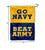 College Flags & Banners Co. US Navy Midshipmen Beat Army Garden Flag - Sports Collectibles, Sports Memorabilia, Sports Fan Shop, Sports Gifts