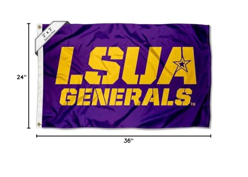 College Flags & Banners Co. Louisiana Alexandria Generals 2x3 Foot Flag - Sports Collectibles, Sports Memorabilia, Sports Fan Shop, Sports Gifts