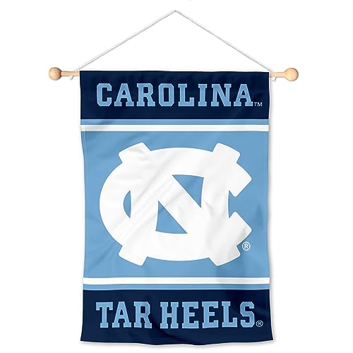 College Flags & Banners Co. North Carolina Tar Heels Window Wall Banner Hanging Flag with Suction Cup - Sports Collectibles, Sports Memorabilia, Sports Fan Shop, Sports Gifts