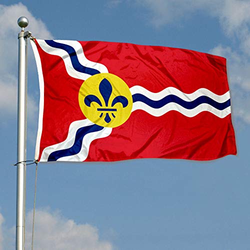 Sports Flags Pennants Company City of St Louis Flag 3x5 Foot Banner - Sports Collectibles, Sports Memorabilia, Sports Fan Shop, Sports Gifts