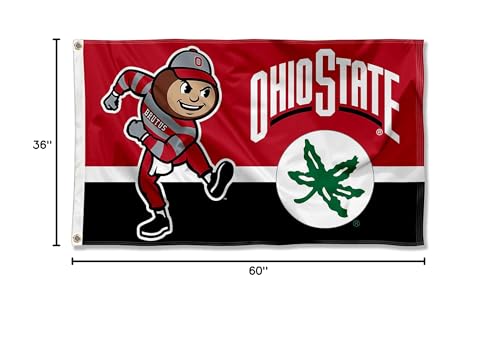 Ohio State Buckeyes 3x5 Banner Flag - Sports Collectibles, Sports Memorabilia, Sports Fan Shop, Sports Gifts