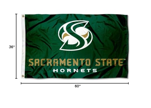 Cal State Sacramento Flag and USA 3x5 Flag Set - Sports Collectibles, Sports Memorabilia, Sports Fan Shop, Sports Gifts