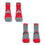 For Bare Feet NCAA OHIO STATE BUCKEYES Front and Center 2 Pack Team Colors Large - Sports Gifts, Sports Memorabilia, Sports Collectibles, Fan Shop