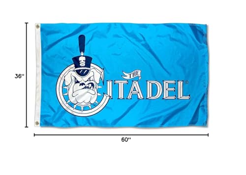 College Flags & Banners Co. Citadel Flag and USA 3x5 Flag Set - Sports Collectibles, Sports Memorabilia, Sports Fan Shop, Sports Gifts