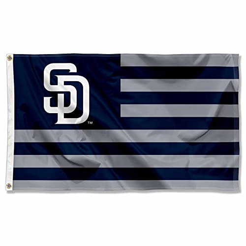 WinCraft San Diego Baseball Americana 3x5 Flag - Sports Collectibles, Sports Memorabilia, Sports Fan Shop, Sports Gifts