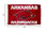 College Flags & Banners Co. Arkansas Razorbacks New Logo and USA Flag 3x5 Set - Sports Collectibles, Sports Memorabilia, Sports Fan Shop, Sports Gifts
