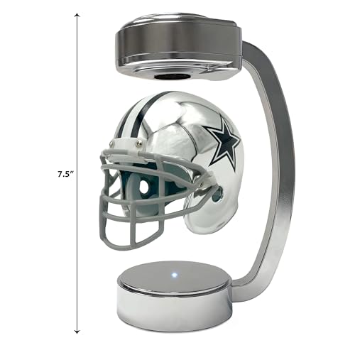 NFL Dallas Cowboys Mini Metallic Hover Helmet - Sports Gifts, Sports Memorabilia, Sports Collectibles, Fan Shop