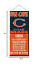 WinCraft Chicago Bears Man Cave Fan Banner Wall Door Scroll - Sports Collectibles, Sports Memorabilia, Sports Fan Shop, Sports Gifts