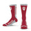 For Bare Feet NCAA INDIANA HOOSIERS MVP Crew Sock Team Color Large - Sports Gifts, Sports Memorabilia, Sports Collectibles, Fan Shop