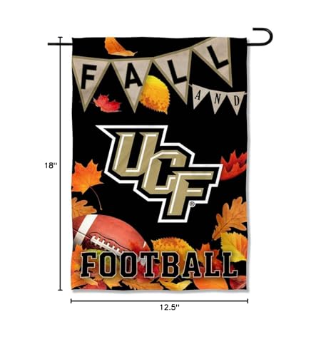 College Flags & Banners Co. Central Florida Knights Fall Leaves Football Season Garden Yard Flag - Sports Collectibles, Sports Memorabilia, Sports Fan Shop, Sports Gifts