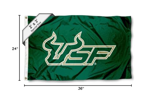 College Flags & Banners Co. South Florida Bulls 2x3 Foot Flag - Sports Collectibles, Sports Memorabilia, Sports Fan Shop, Sports Gifts