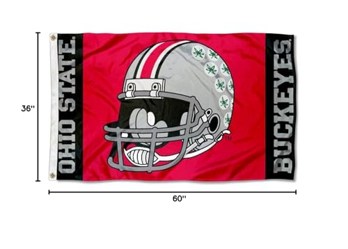 College Flags & Banners Co. Ohio State Football and USA Flag 3x5 Set - Sports Collectibles, Sports Memorabilia, Sports Fan Shop, Sports Gifts