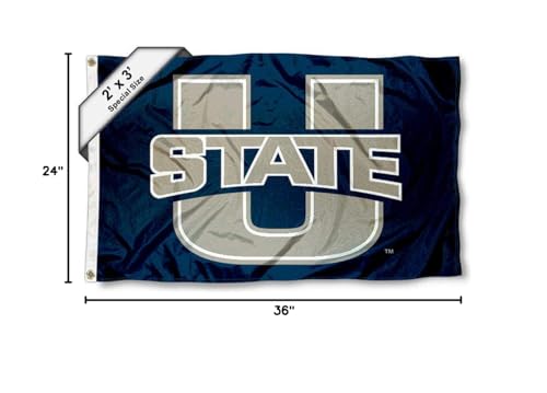 College Flags & Banners Co. Utah State Aggies 2x3 Foot Flag - Sports Collectibles, Sports Memorabilia, Sports Fan Shop, Sports Gifts