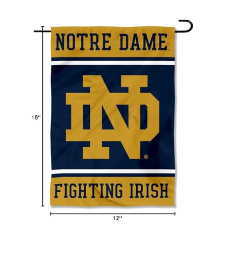 WinCraft Irish ND Logo Garden Banner Flag - Sports Collectibles, Sports Memorabilia, Sports Fan Shop, Sports Gifts