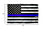 Sports Flags Pennants Company Police Thin Line Flag 3x5 Foot Banner - Sports Collectibles, Sports Memorabilia, Sports Fan Shop, Sports Gifts