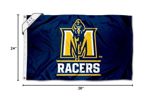 College Flags & Banners Co. Murray State Racers 2x3 Foot Flag - Sports Collectibles, Sports Memorabilia, Sports Fan Shop, Sports Gifts