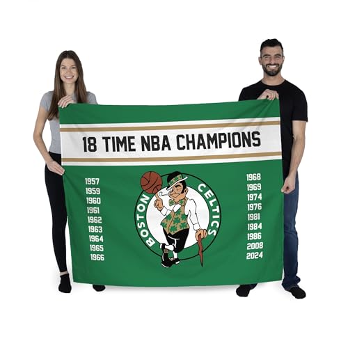 Northwest NBA Boston Celtics NBA Champions 2024 Wall Hanging Tapestry, 34" x 40", Banners - Sports Collectibles, Sports Memorabilia, Sports Fan Shop, Sports Gifts