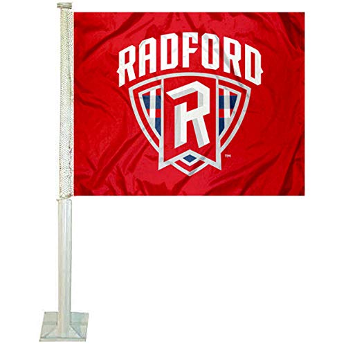 College Flags & Banners Co. Radford Highlanders Shield Car Flag - Sports Collectibles, Sports Memorabilia, Sports Fan Shop, Sports Gifts
