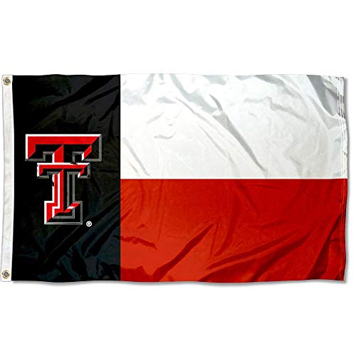 College Flags & Banners Co. Texas Tech University State and USA Flag 3x5 Set - Sports Collectibles, Sports Memorabilia, Sports Fan Shop, Sports Gifts