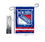 WinCraft New York Rangers Garden Flag and Pole Stand Mount Holder - Sports Collectibles, Sports Memorabilia, Sports Fan Shop, Sports Gifts