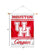 College Flags & Banners Co. Houston Cougars Window Wall Banner Hanging Flag with Suction Cup - Sports Collectibles, Sports Memorabilia, Sports Fan Shop, Sports Gifts