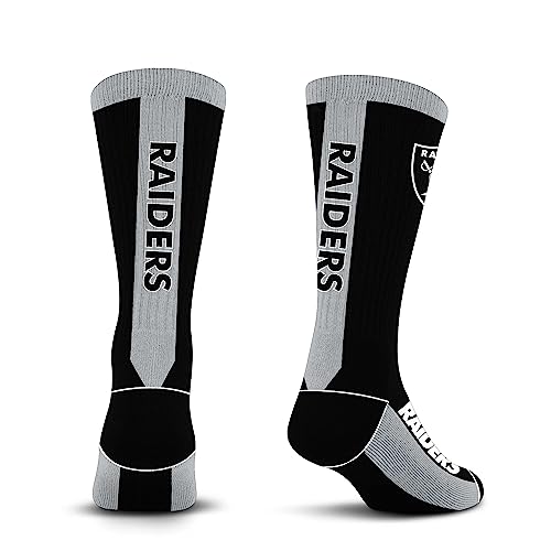 For Bare Feet NFL LAS VEGAS RAIDERS MVP Crew Sock Team Color Large - Sports Gifts, Sports Memorabilia, Sports Collectibles, Fan Shop